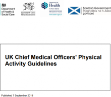 UK Chief Medical Officers' physical activity guidelines